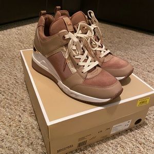 Blush Michael Kors Wedge Sneaker